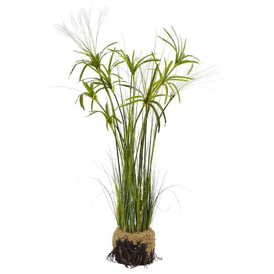 4ft. Papyrus Plant With Faux Soil Arrangement